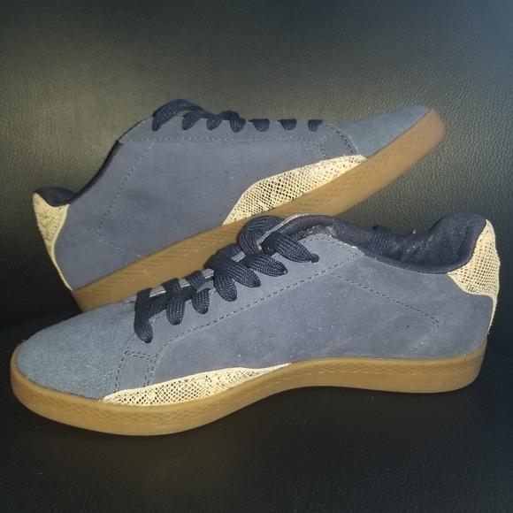 Puma Match Lo Blue Suede/Snake Kids 4.5 Women's 6 - Picture 6 of 11